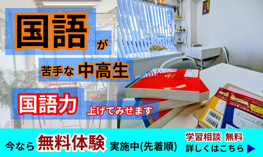 国語が苦手な中高生へ 国語が苦手な中高生へ