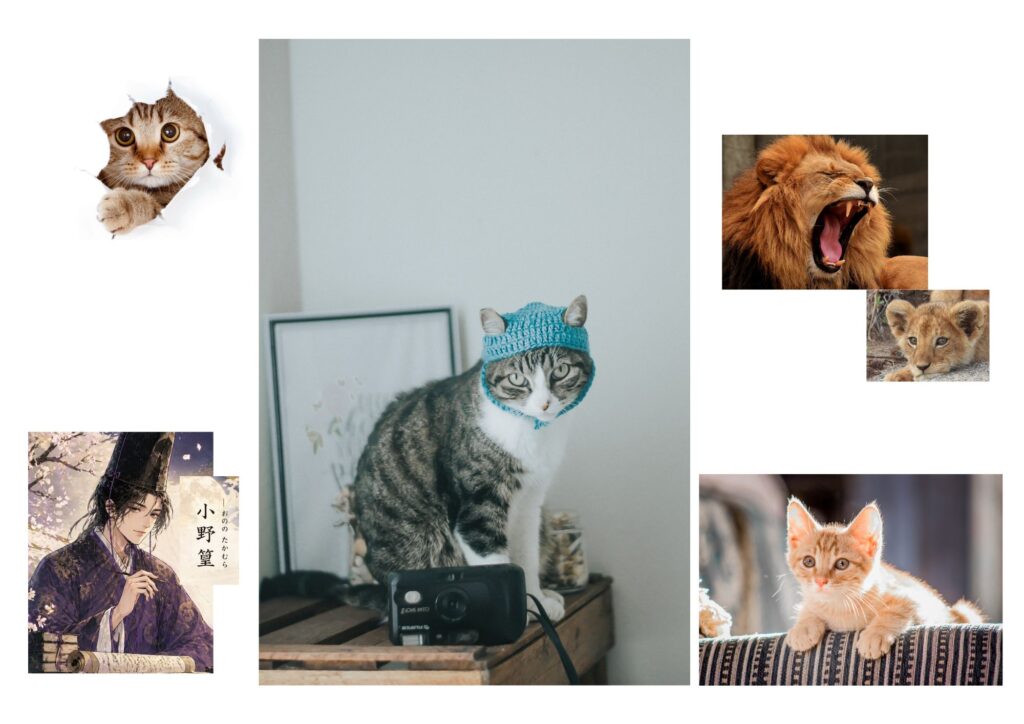 猫と小野篁(おののたかむら)